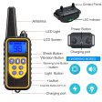 Dog Training Collar with 800 yards Wireless Remote WaterProof&Rechargeable for 2 dogs