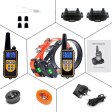 Dog Training Collar with 800 yards Wireless Remote WaterProof&Rechargeable for 2 dogs
