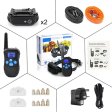 Rechargable 330YD Remote Dog Training Shock Collar for 2 Dog