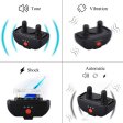 2 in 1 Dog Training Collar Automatic Anti Bark Control with Remote Rechargeable and Rainproof for 2 dogs