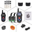dog training collar with walkie talkie Remote Control Distance Up to 3280Ft for 2 dogs
