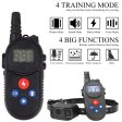 dog training collar with walkie talkie Remote Control Distance Up to 3280Ft for 3 dogs