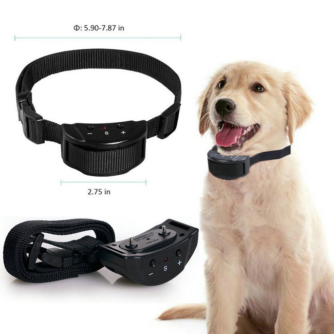 No Bark Dog Training Collar Automatic Anti Bark Collar Sound adjustable