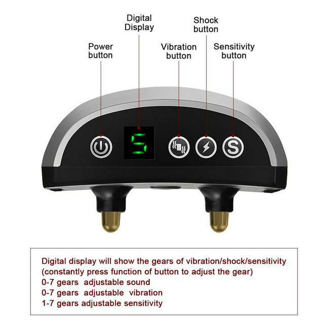 No Bark Dog Training Collar Automatic Anti Bark Collar Sound adjustable