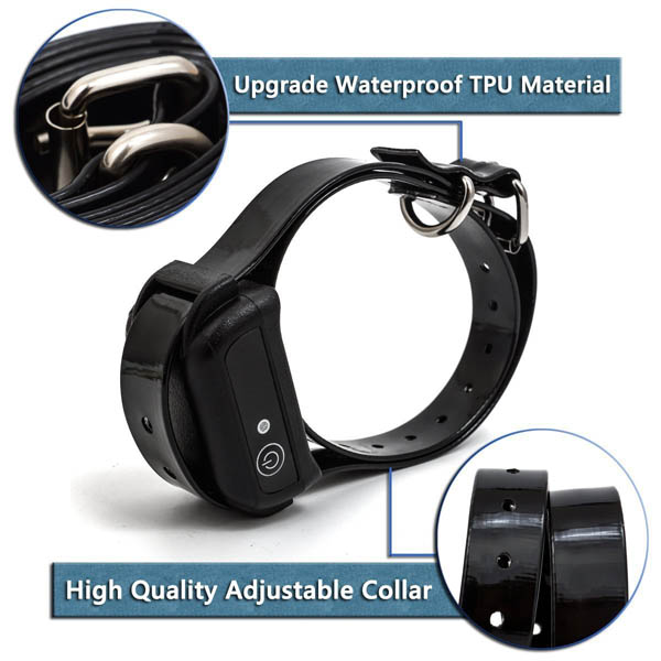 Rechargeable and Waterproof Dog E-Collar Trainer for 1 Dog