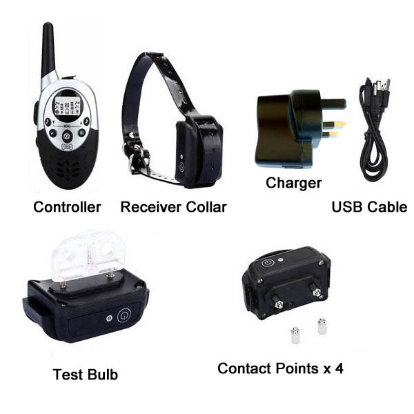 Rechargeable and Waterproof Dog E-Collar Trainer for 1 Dog