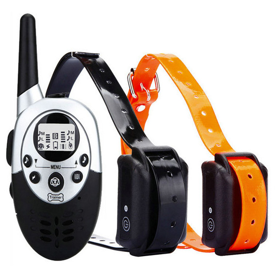 Rechargeable and Waterproof Dog E-Collar Trainer for 2 Dogs