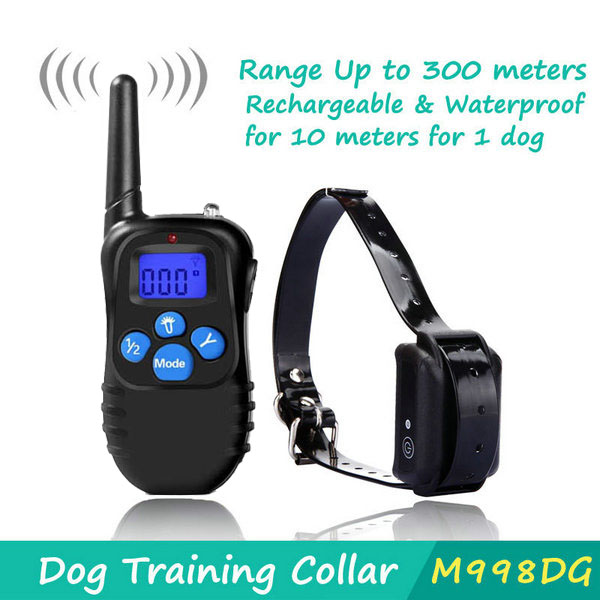 Dog Training Collar with Rechargeable LCD Remote for 1 dog