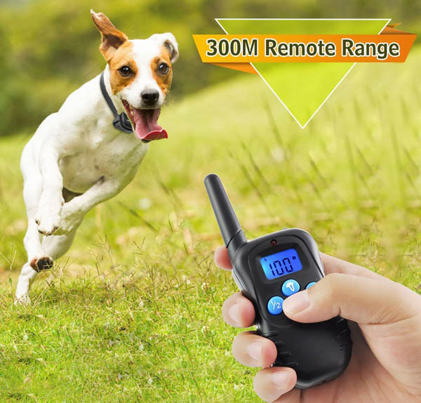 Dog Training Collar with Rechargeable LCD Remote for 1 dog