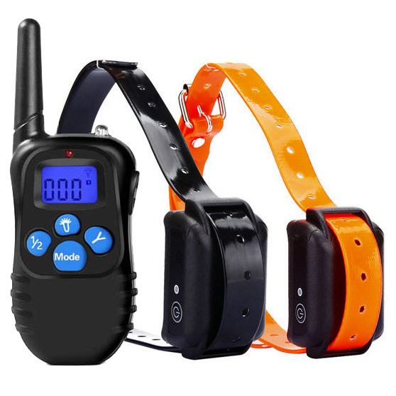 Rechargable 330YD Remote Dog Training Shock Collar for 2 Dog