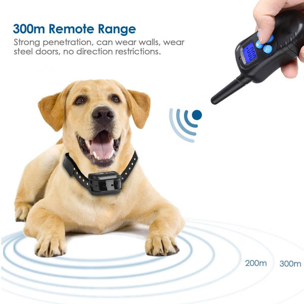 Rechargable 330YD Remote Dog Training Shock Collar for 2 Dog